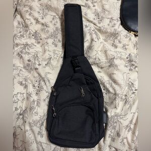 Black Crossbody Sling Bag